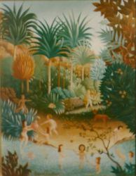 (90)bis- Jeunes Filles au bain-1971- hsb 24x16 cm. (90)bis- Jeunes Filles au bain-1971- hsb 24x16 cm.