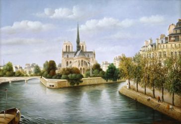 (660)-Paris-Notre Dame-La Seine-1989-hsb 24x35 cm.j (660)-Paris-Notre Dame-La Seine-1989-hsb 24x35 cm.j