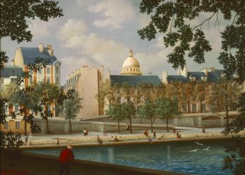 (661)- H.V.Paris - La Coupole - La Seine-1989-hsb 33x46 cm. (661)- H.V.Paris - La Coupole - La Seine-1989-hsb 33x46 cm.