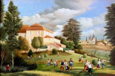 (710)- Le Château de Montviel -La Fête des Villageois Lot et Garonne (710)- Le Château de Montviel -La Fête des Villageois Lot et Garonne