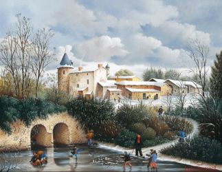 (770)-Le grand Colombier-Monchamps-1998-hsb 27x35 cm. (770)-Le grand Colombier-Monchamps-1998-hsb 27x35 cm.