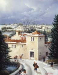 (778)-Le Logis de Bonne Fonds-Aizenay-1998-35x27 cm. (778)-Le Logis de Bonne Fonds-Aizenay-1998-35x27 cm.