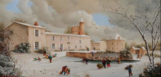 (884)- Le Castel du Verger-hsb de format 27×55 cm. Signé en bas à gauche. 2015. (884)- Le Castel du Verger-hsb de format 27×55 cm. Signé en bas à gauche. 2015.
